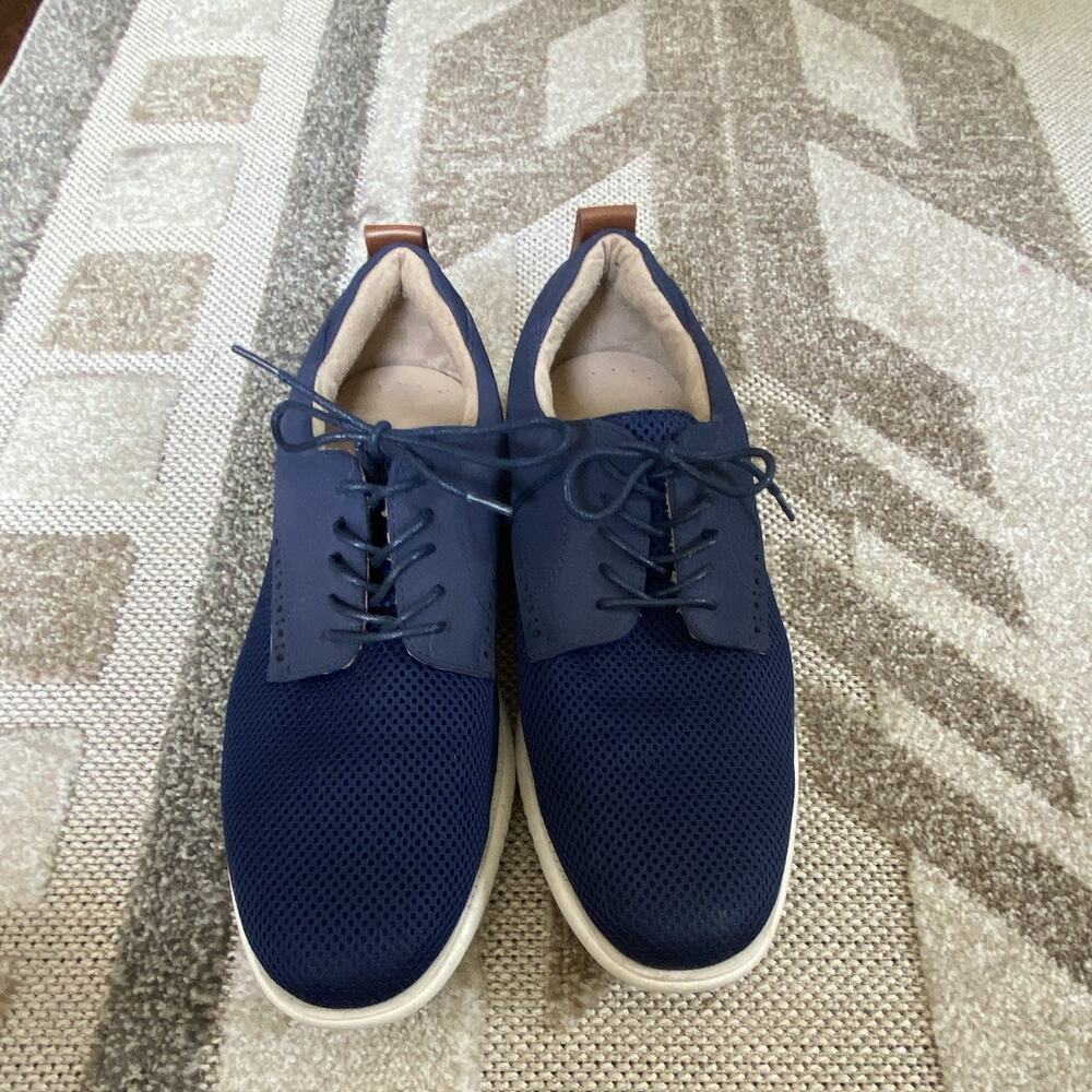 Unlisted Men’s Size 9 Blue Mesh Lace-Up Sneaker Lightweight Breathable Rubber